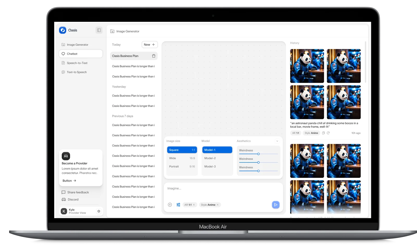 Oasis business preview